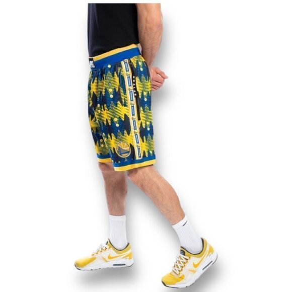 HYPE Golden State Warriors Kente Basketball Shorts Men’s XL MSRP $100 - Picture 7 of 11